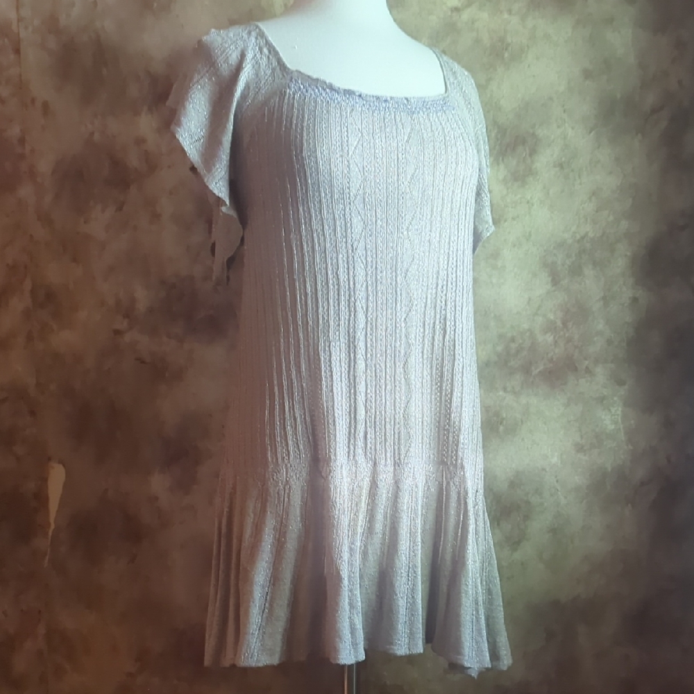 Elegant Gray Women's Top